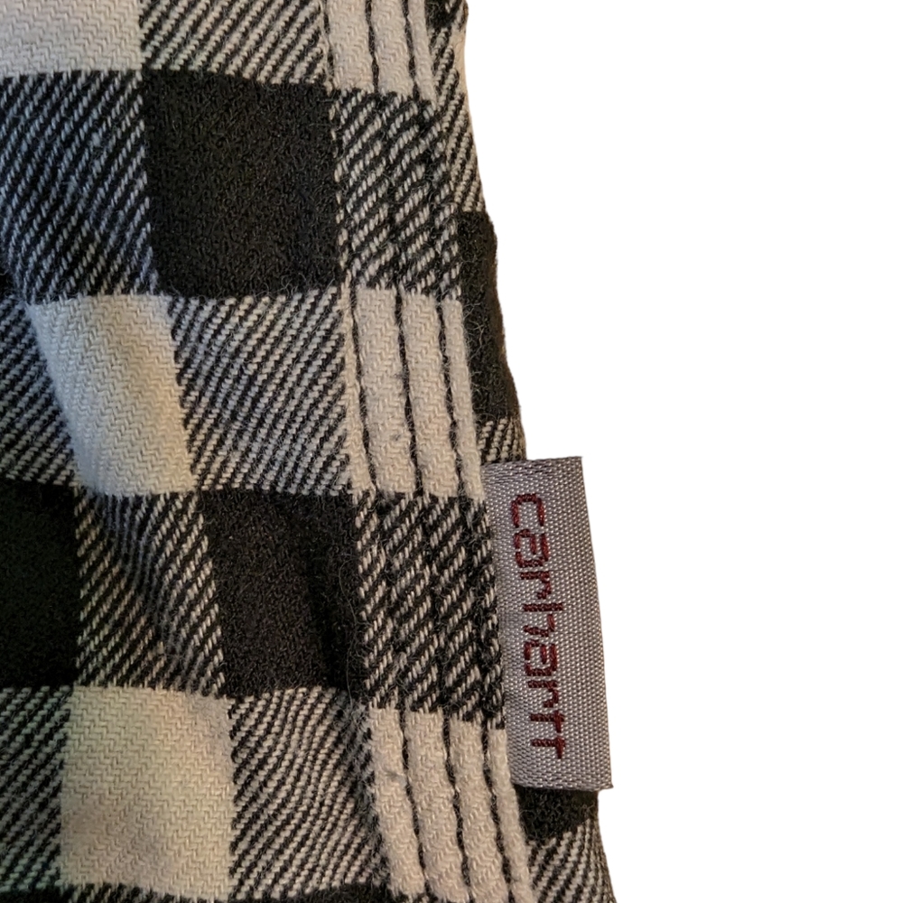 Carhartt Buffalo Plaid Long Sleeve Button Down Shirt - Size XL (16/18) - Picture 3 of 6